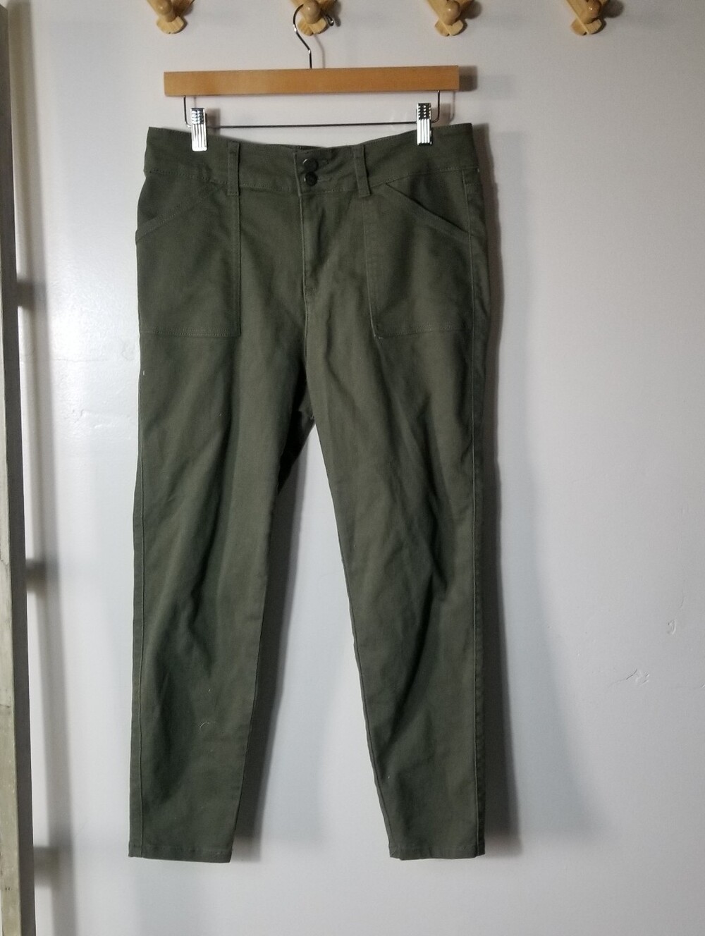 BLEU WOMEN'S OLIVE GREEN PANTS SIZE 12